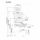 Кресло компьютерное SIGNAL Q-639 серый
